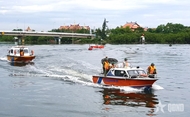 Ha Tinh’s armed forces ready for “four on-the-spot” flood and storm response